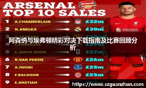 阿森纳与埃弗顿精彩对决下载指南及比赛回顾分析